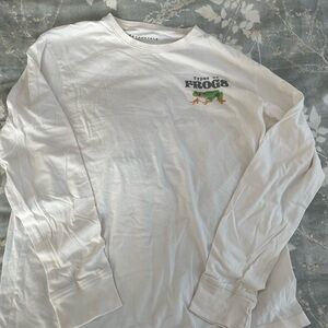 Aeropostale Cream / white Long Sleeve Shirt